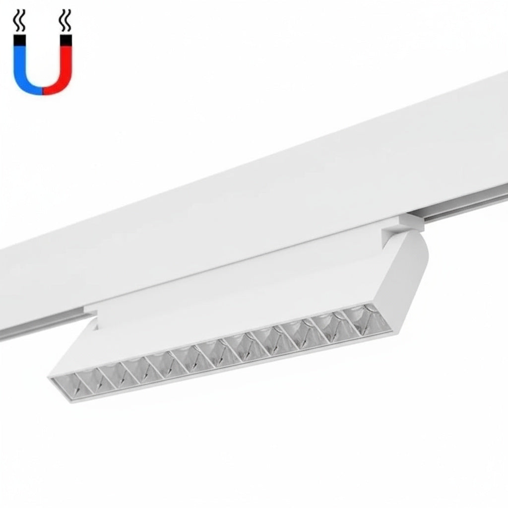 LED спот 12W магнитен бял, сгъваем
