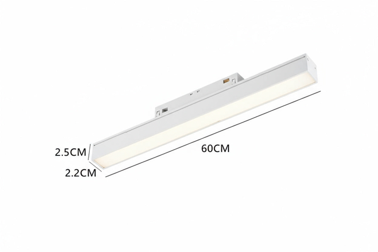 LED спот 20W 60cm магнитен бял линеен мат