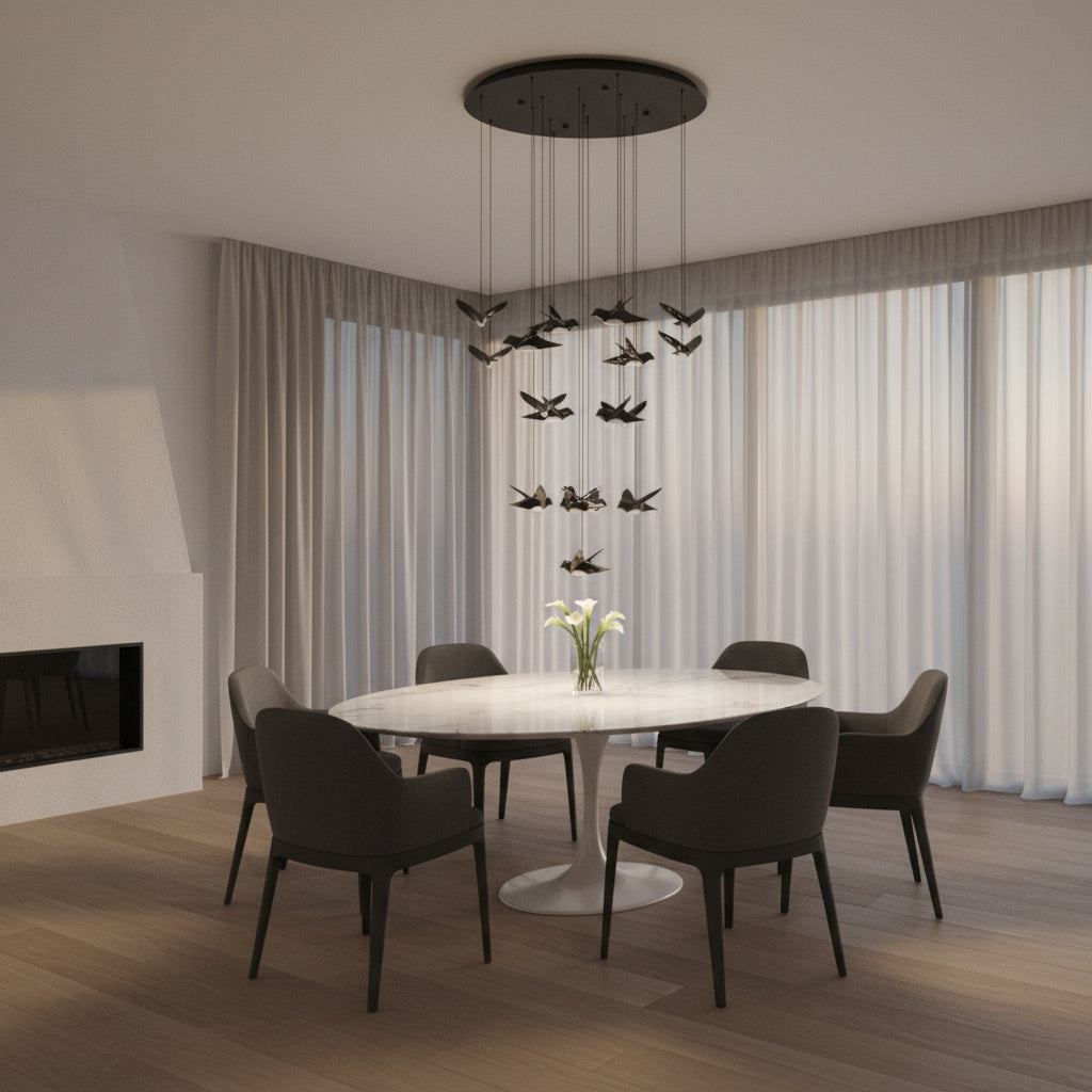 LED осветително тяло висящо Luxury PARATEBUENO Eglo 390352