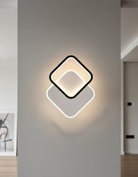 Аплик LED KARO 24W Black & White Еквивалент 2400 lm