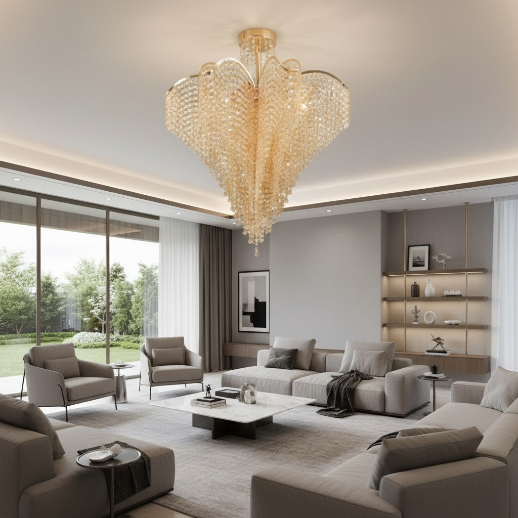 Осветително тяло FREDA Gold Cristal