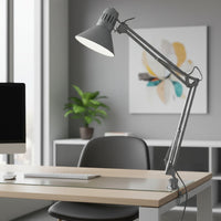 Настолна лампа FIRMO със щипка Silver 73CM Eglo