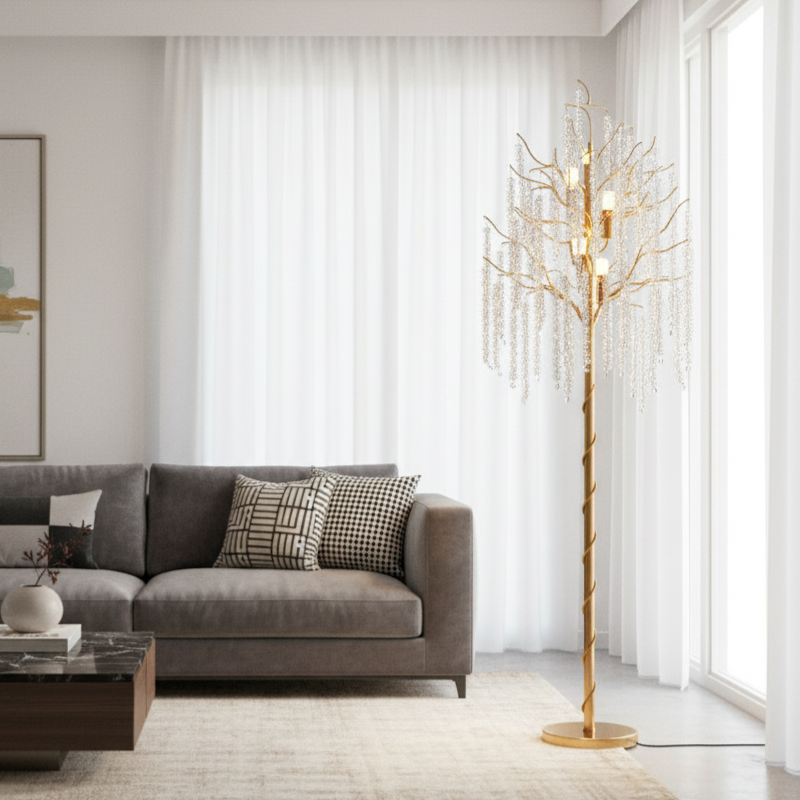 Лампион Cristal LUXURY Golden Willow 175CM