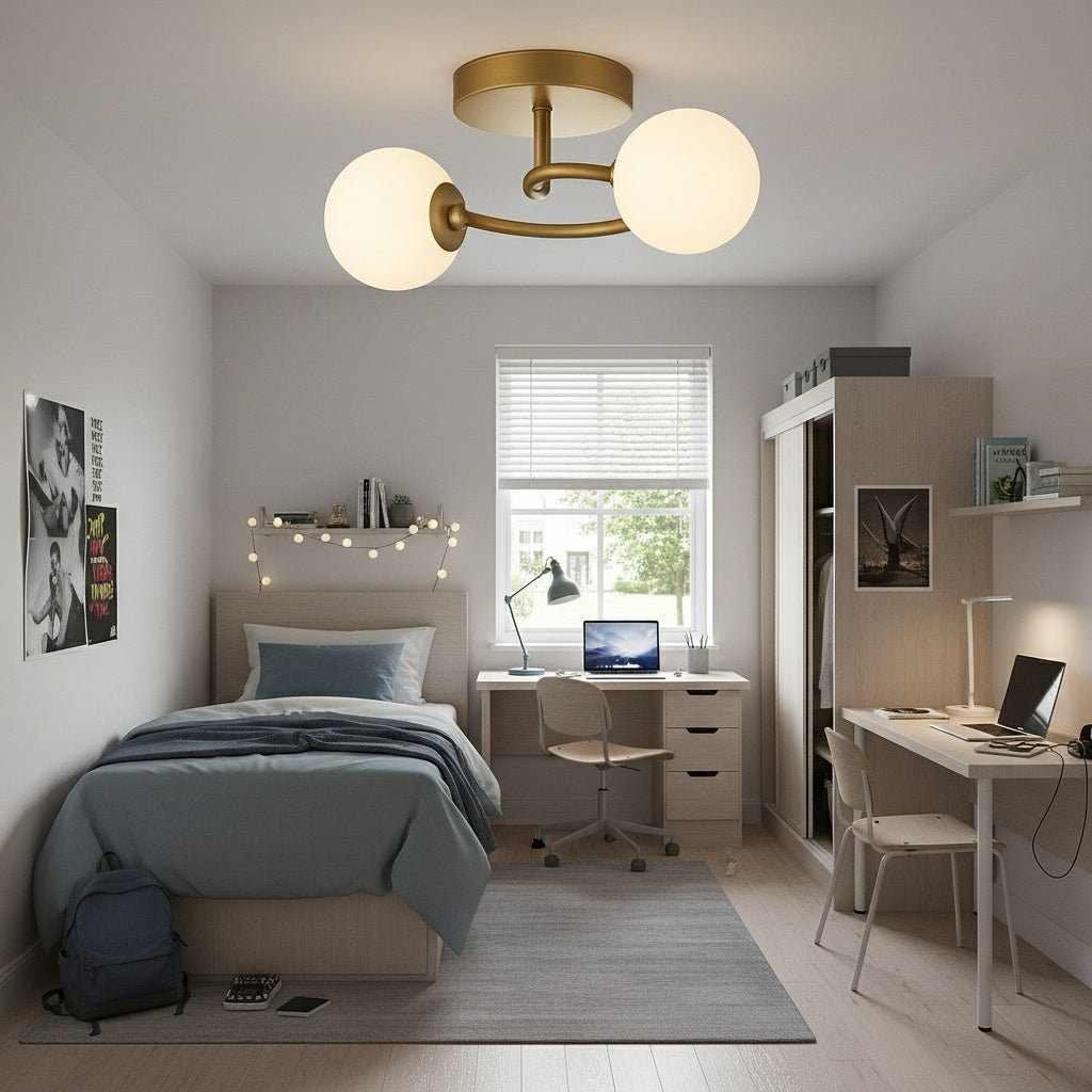 Осветително тяло Abajur 2xE27 Gold Elegance