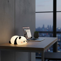 Нощна лампа LAZY PANDA преносима LED RGB