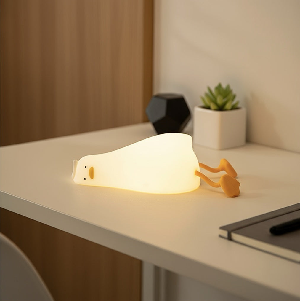 Нощна лампа LAZY CHICKEN преносима LED RGB