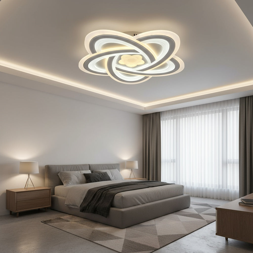LED осветително тяло Maxi ATOM Еквивалент 1100W с дистанционно