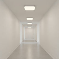 LED плафон White Square 48cm Еквивалент 200W
