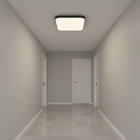 Плафониера LED Black Square 48cm Еквивалент 200W