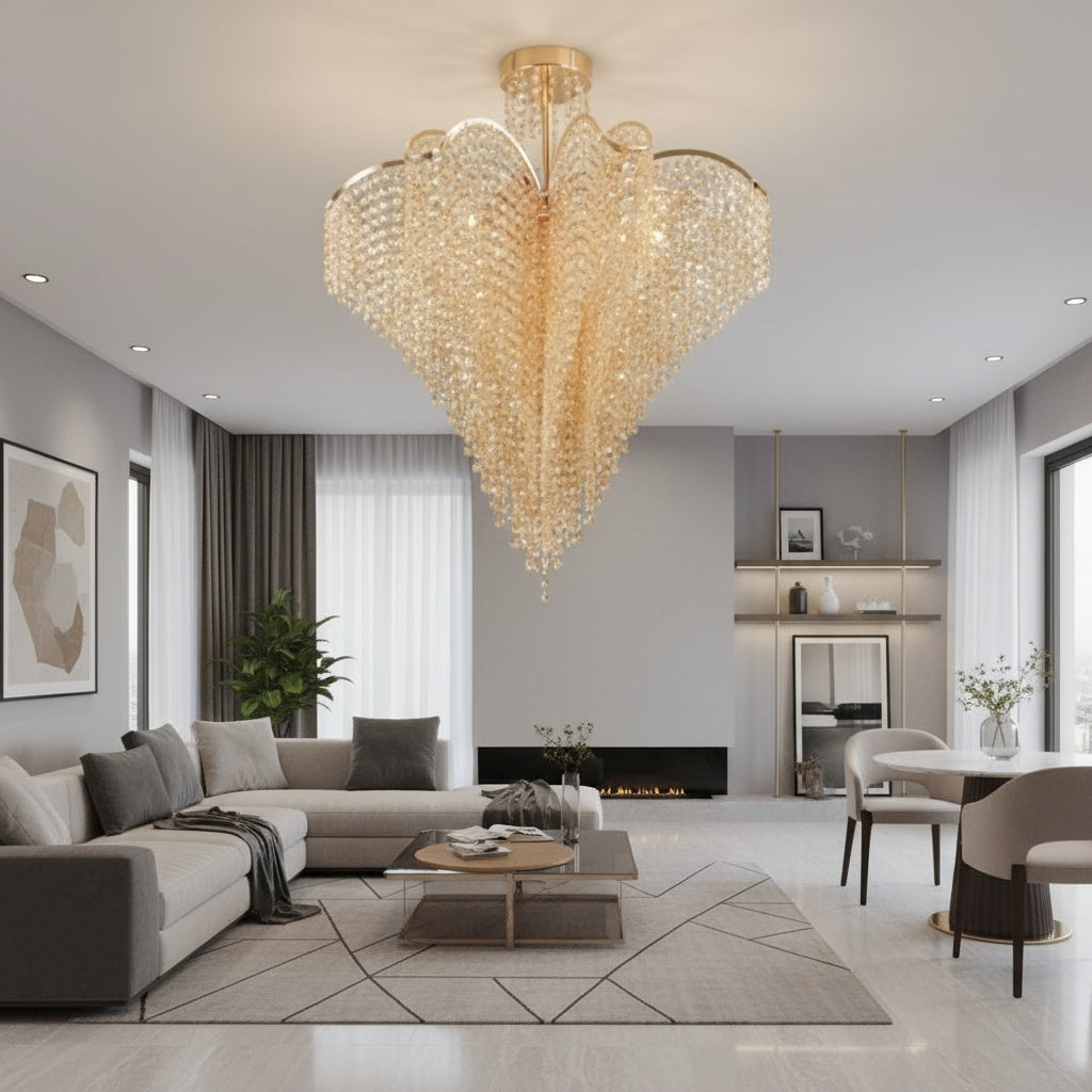 Осветително тяло FREDA Gold Cristal