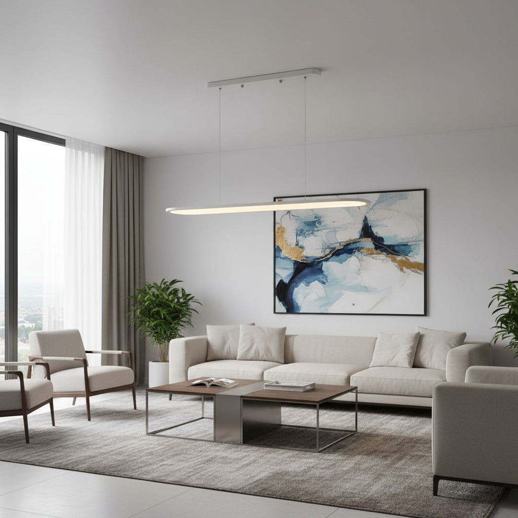 LED осветително тяло SURF висящо White еквивалент 300W
