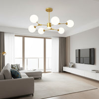 Осветително тяло Auryn Gold Abajur Mat 6xG9