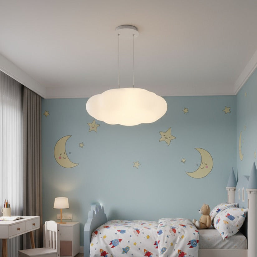 LED осветително тяло тип пендел Cloud, еквивалент 800W, с дистанционно