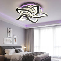 Осветително тяло LED Camelia Cristal Chrome RGB Еквивалент 600W Дистанционно