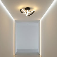 Аплик LED Serpent Black еквивалент 200W