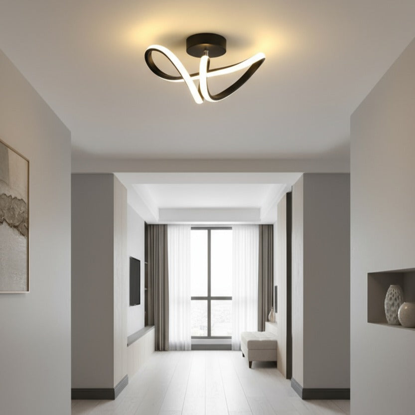 Аплик LED Serpent Black еквивалент 200W