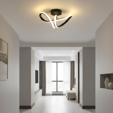 Аплик LED Serpent Black еквивалент 200W