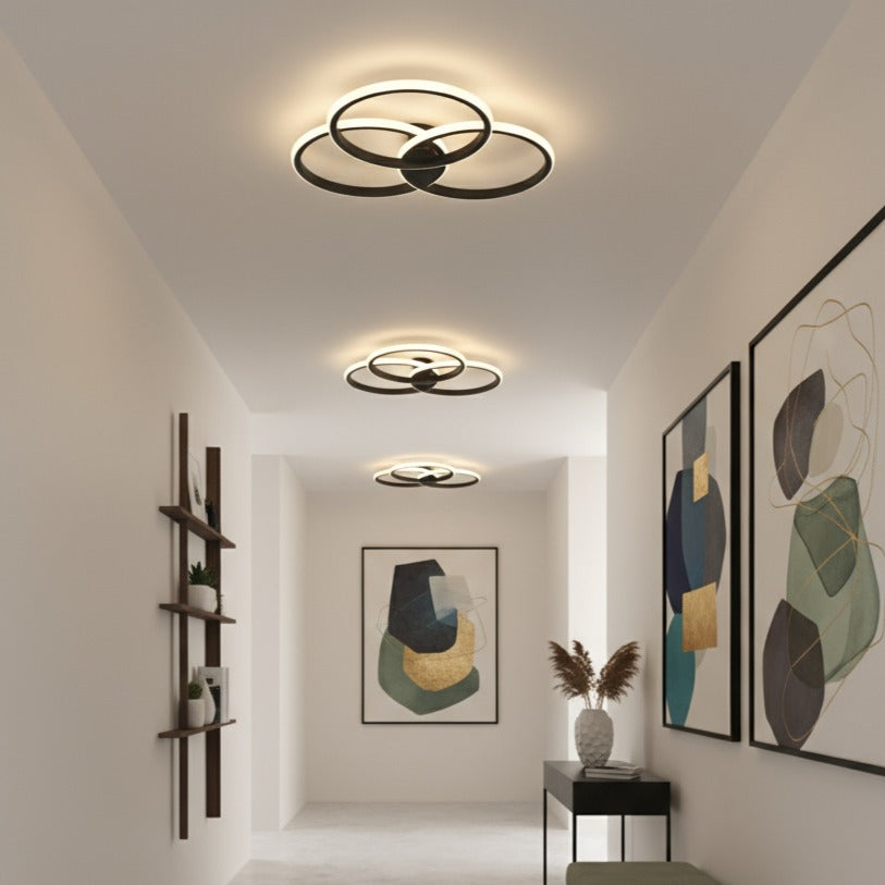 LED аплик DREVA Black еквивалент 150W