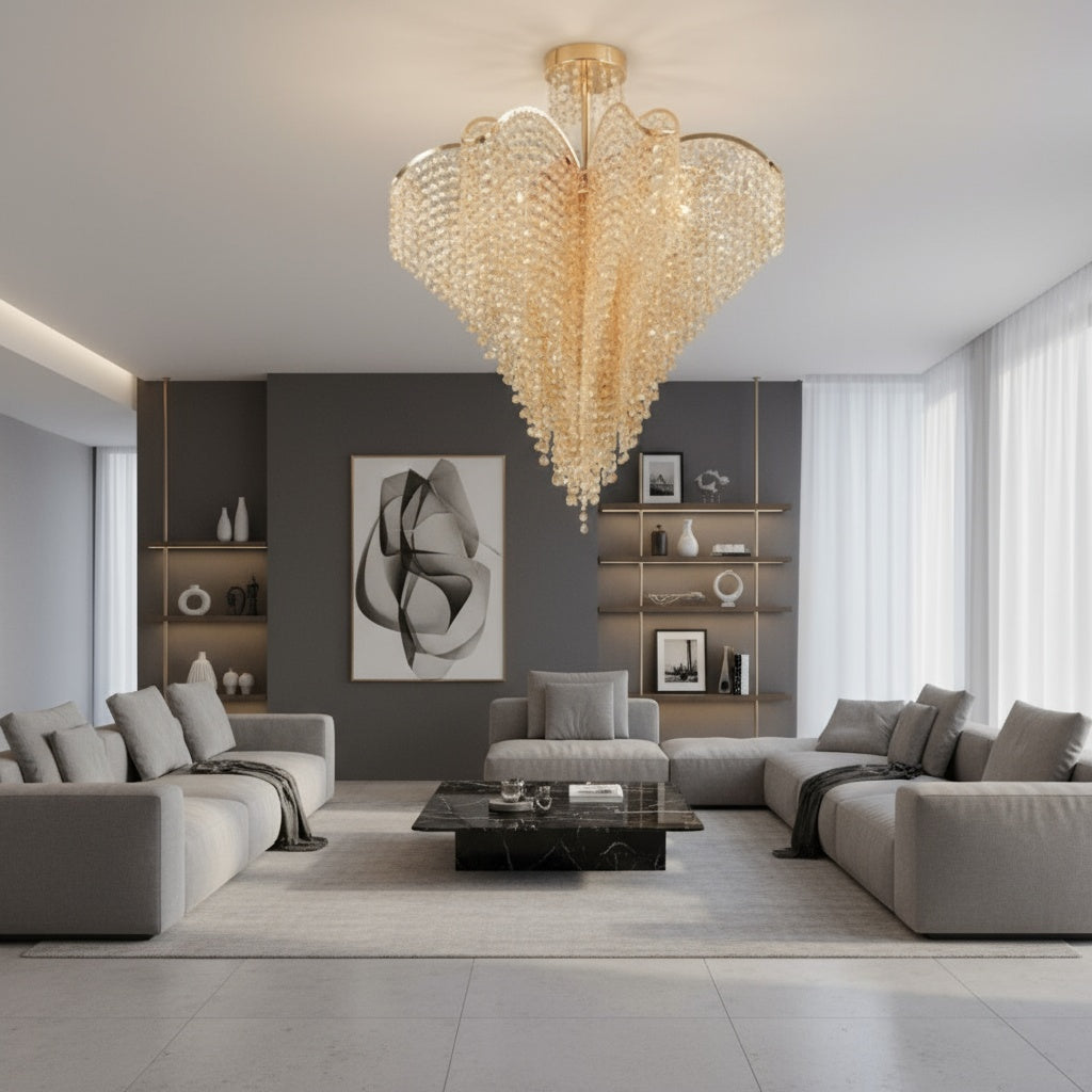 Осветително тяло FREDA Gold Cristal