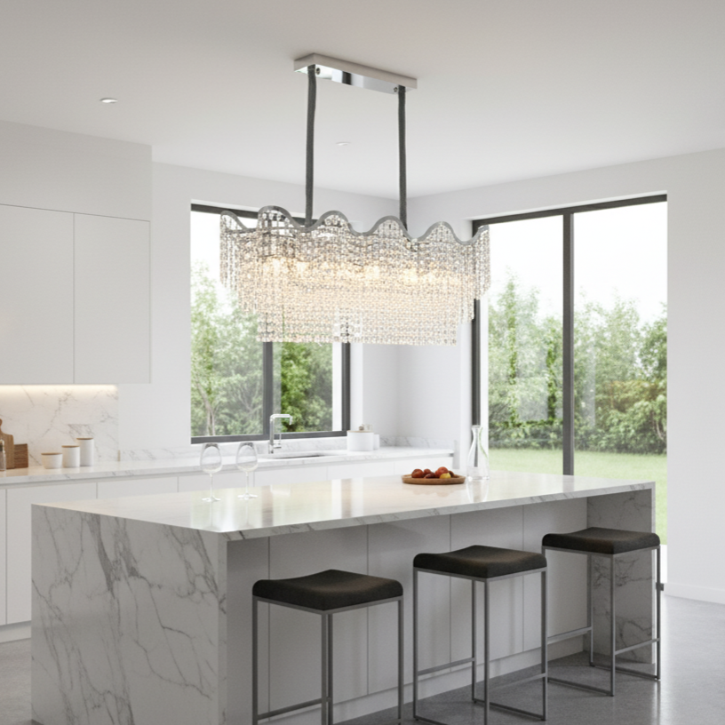 Гигантски полилей VLORA Silver 110x42CM