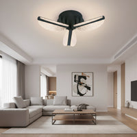 LED осветително тяло Mini FOLLO Black еквивалент 200W с дистанционно