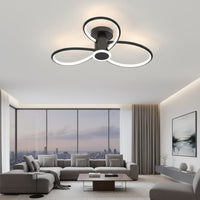 LED осветително тяло Lymon черна Еквивалент 480W Дистанционно управление