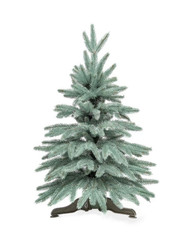Изкуствена коледна елха 60cm Nordic Blue 62 клона с 3D иглички, естествен вид