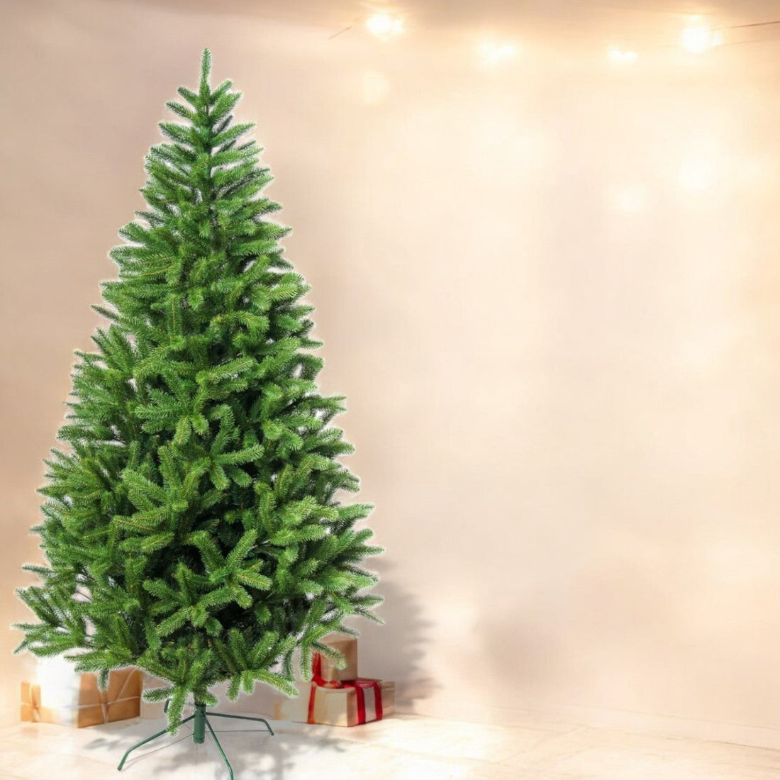 Изкуствена коледна елха 220cm 526 3D клона Зелена Premium