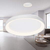 LED плафониера BELLA White, 3 вида светлина от бутон Еквивалент 400W