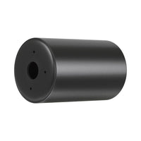 Кръгъл повърхностен спот черен & златен, фасунга GU10 Ø80x117mm