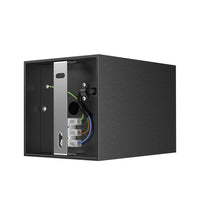 Квадратен повърхностен спот аплик черен & златен фасунга GU10 L97xH140mm