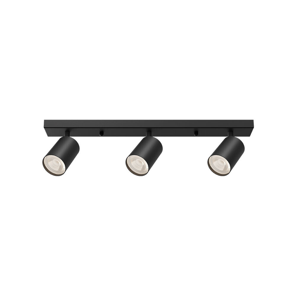Lustra Neagra Liniara cu 3 Spoturi Reglabile 3xGU10 Lighting Fixtures