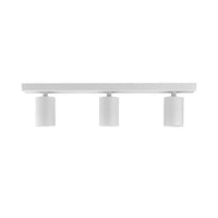 Lustra Alba Liniara cu 3 Spoturi Reglabile 3xGU10 Lighting Fixtures