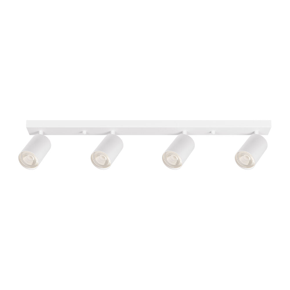 Lustra Alba Liniara cu 4 Spoturi Reglabile 4xGU10 Lighting Fixtures