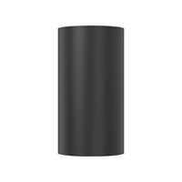 Кръгъл повърхностен спот черен фасунга GU10 Ø55x102mm