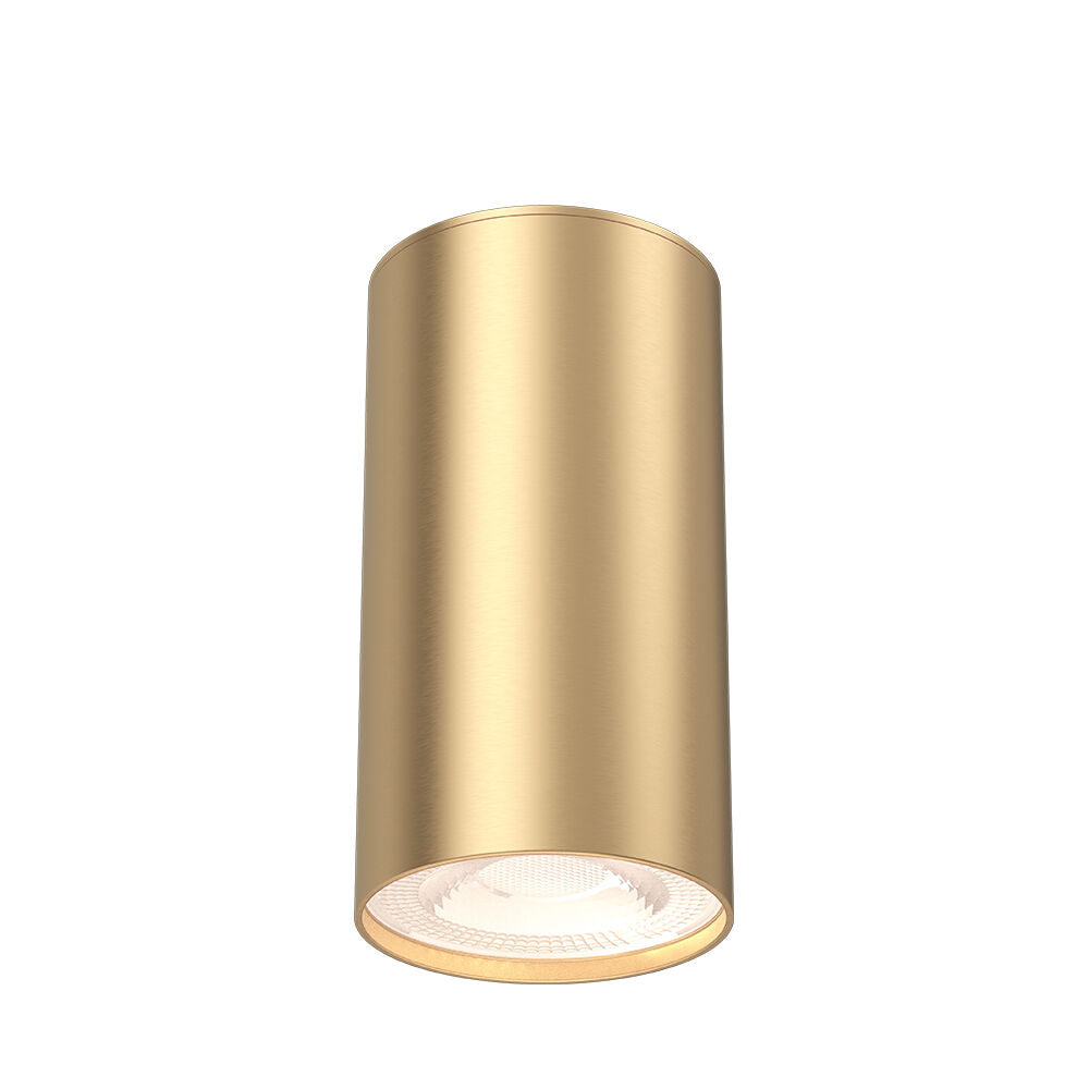 Кръгъл повърхностен спот злато, фасунга GU10 Ø55x102mm