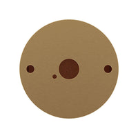 Кръгъл повърхностен спот злато, фасунга GU10 Ø55x102mm