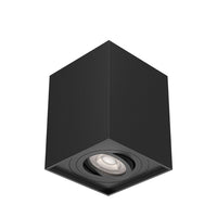 Spot Aplicat Patrat Fascicul Reglabil Negru Dulie GU10 L80xH100mm led ceiling light