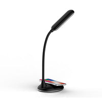 LED настолна лампа Черна Димируема с безжично зареждане – 3 вида светлина, 48 cm
