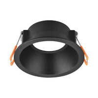 Вграден кръгъл спот черен фасунга MR16 Ø86x40mm