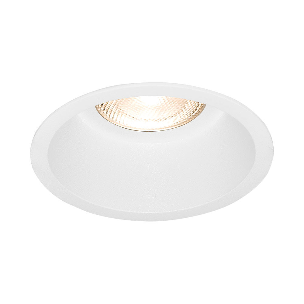 Вграден кръгъл бял спот с фасунга MR16 Ø86x40mm