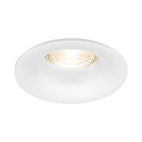 Вграден кръгъл бял спот с фасунга MR16 Ø83x35mm