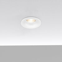 Вграден кръгъл бял спот с фасунга MR16 Ø83x35mm