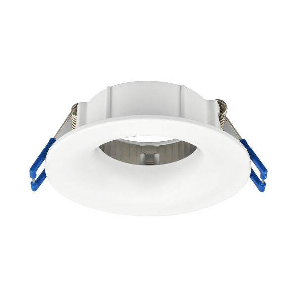 Вграден кръгъл бял спот с фасунга MR16 Ø83x35mm
