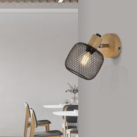 Стенен аплик BEKA Black & Brown 1xE27