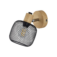 Стенен аплик BEKA Black & Brown 1xE27