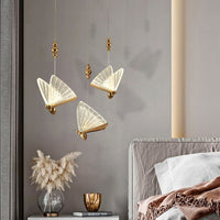LED осветително тяло Luxury 3 Golden Butterflies