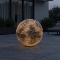 Външно осветително тяло глобус BLACKGLOW 80CM Черен