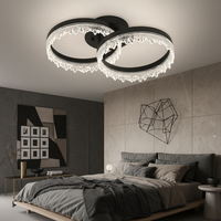 LED осветително тяло 2 CIRCLE VALS Еквивалент 200W Дистанционно