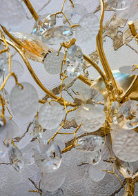 Стенен аплик Cristal Luxury Golden SunFlower
